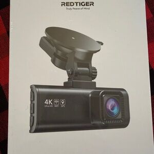 4K Ultra HD Dash Cam - Black